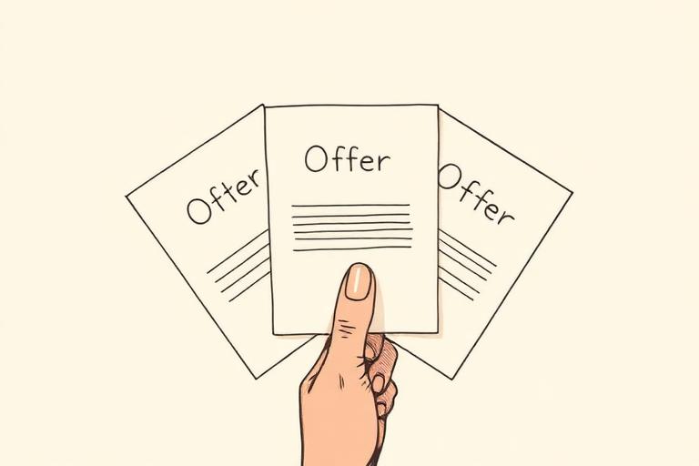 Choosing between internship offer letters